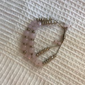 White House Black Market pink crystal bracelet